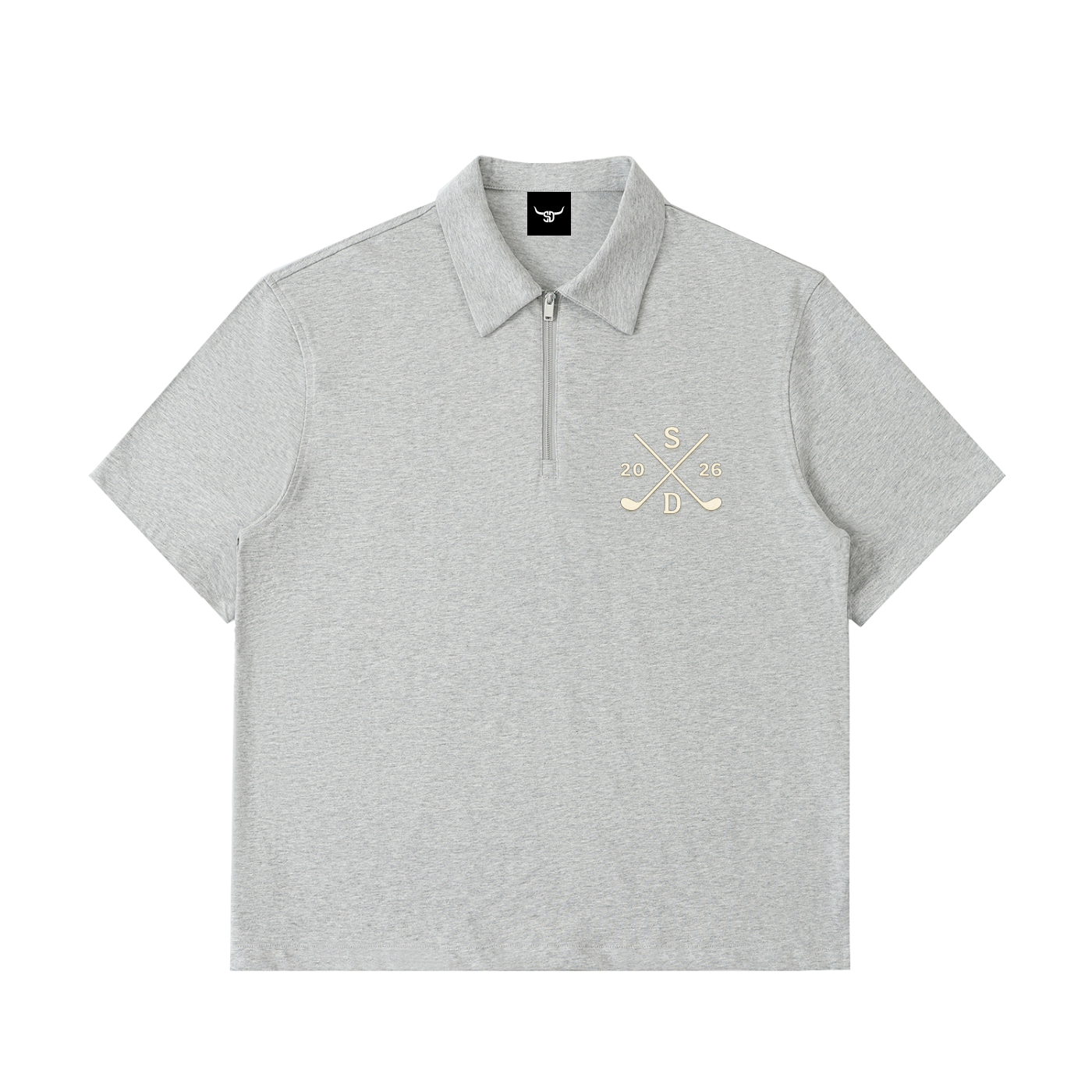 SD HALF ZIP GOLF SHIRT